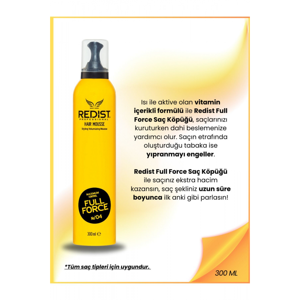 Full Force Saç Köpüğü 300 Ml