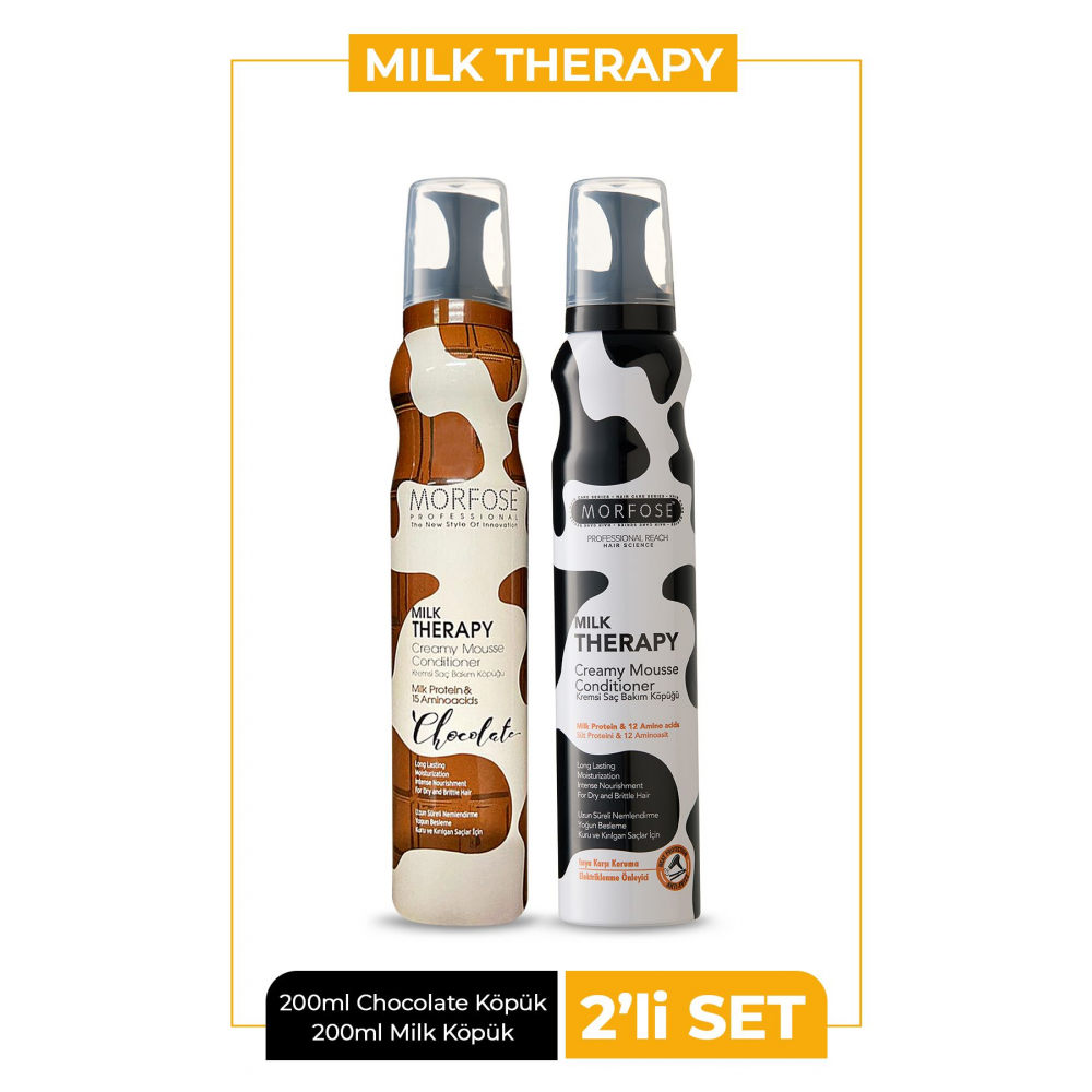 Milk Therapy Chocolatte Saç Köpüğü 200 ml - Besleyici, Koruyucu Etki