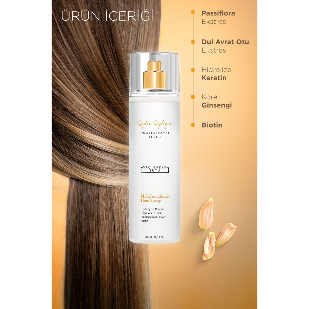 Güçlendirici, Besleyici Ve Onarıcı Saç Bakım Sütü Keratin & Biotin 200 ml