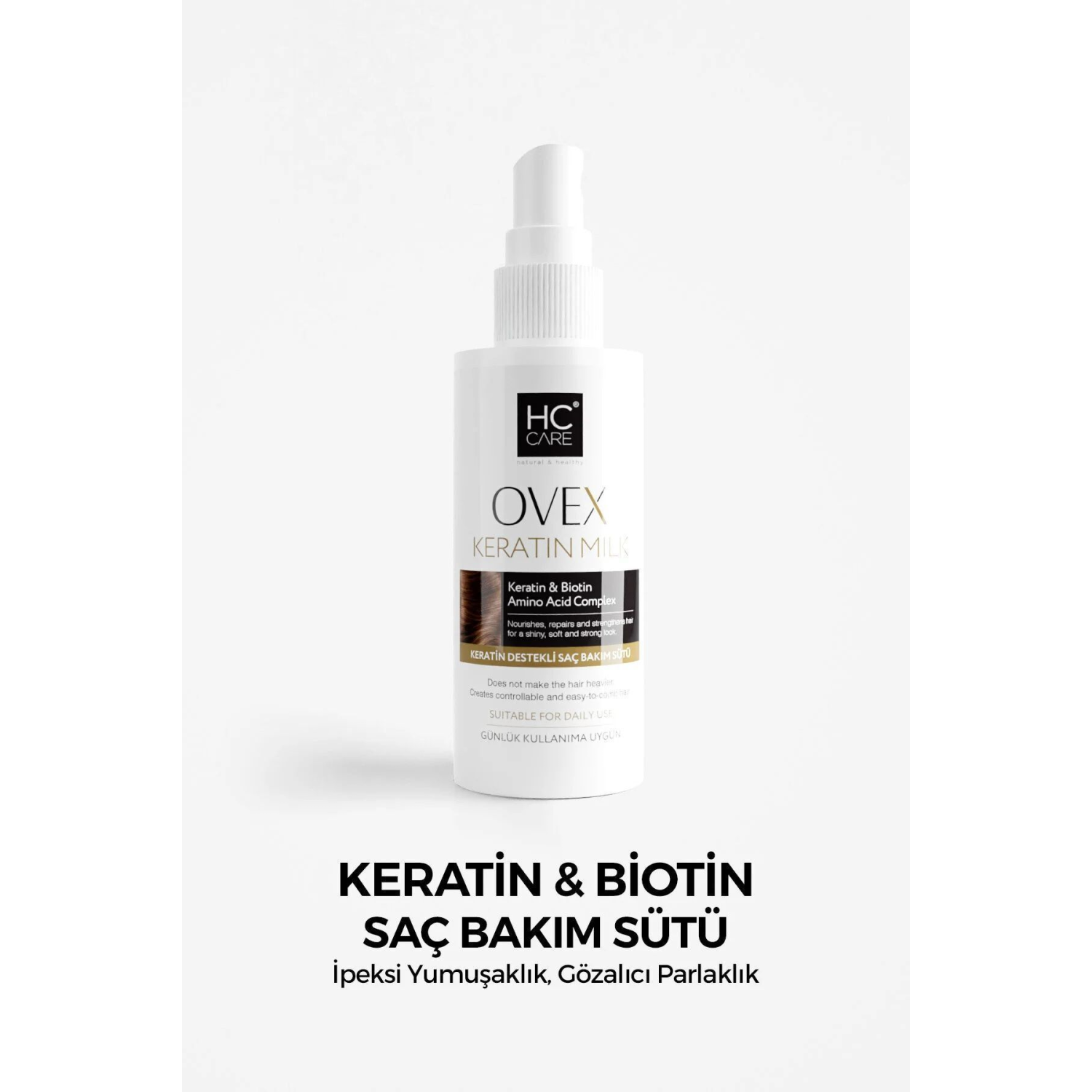 Hc Ovex Keratin & Biotin Saç Bakım Sütü - 150 Ml. Yeni Koku