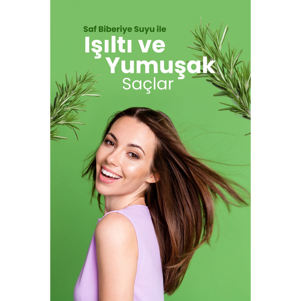 Biberiye Suyu Güçlendirici Saç Toniği %100 Doğal ve Saf 100 ml