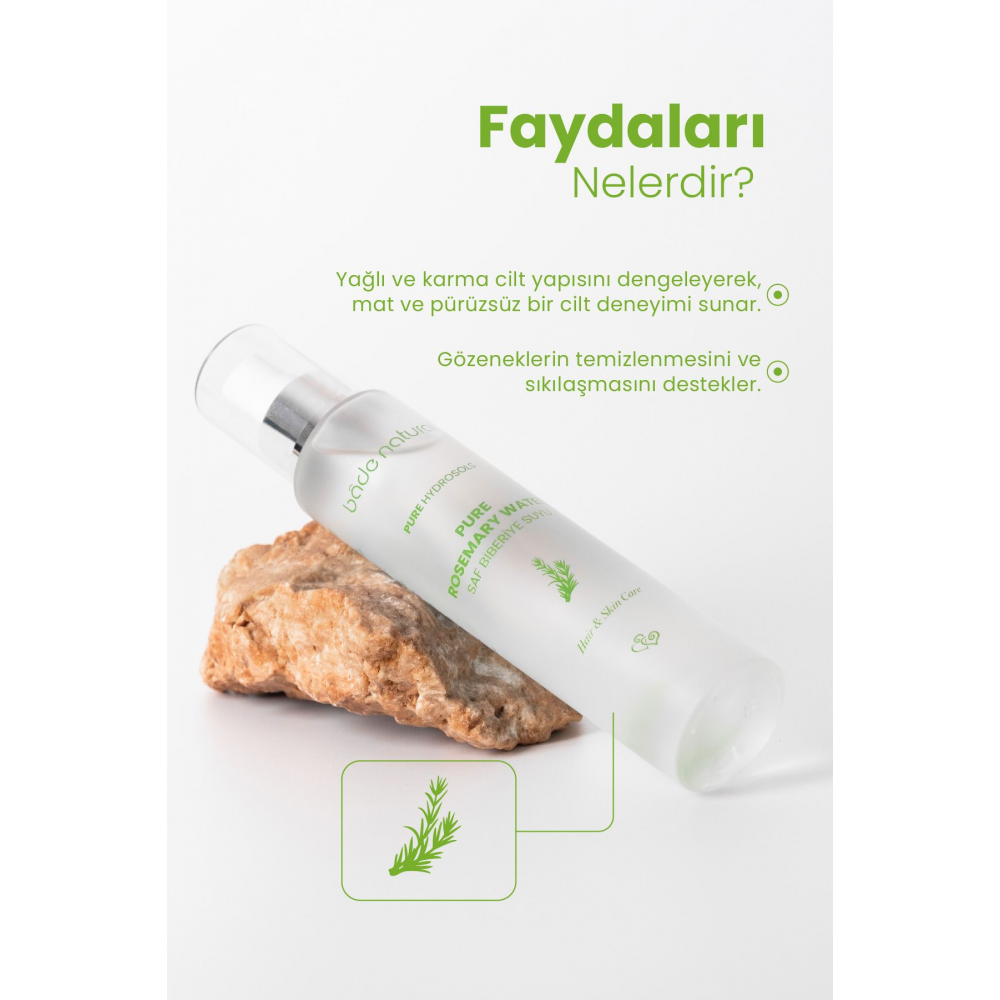 Biberiye Suyu Güçlendirici Saç Toniği %100 Doğal ve Saf 100 ml