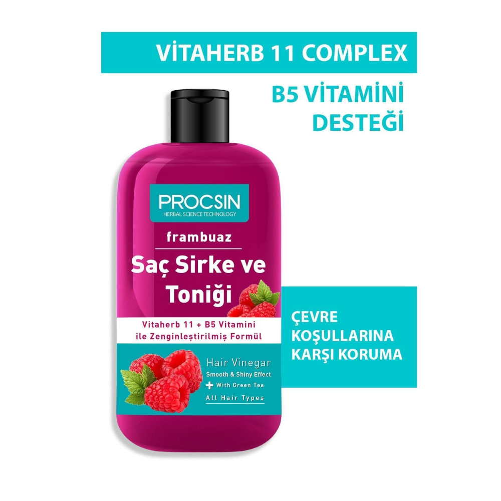 Yağ Dengeleyici Frambuazlı Saç Sirke Ve Toniği 250 ml