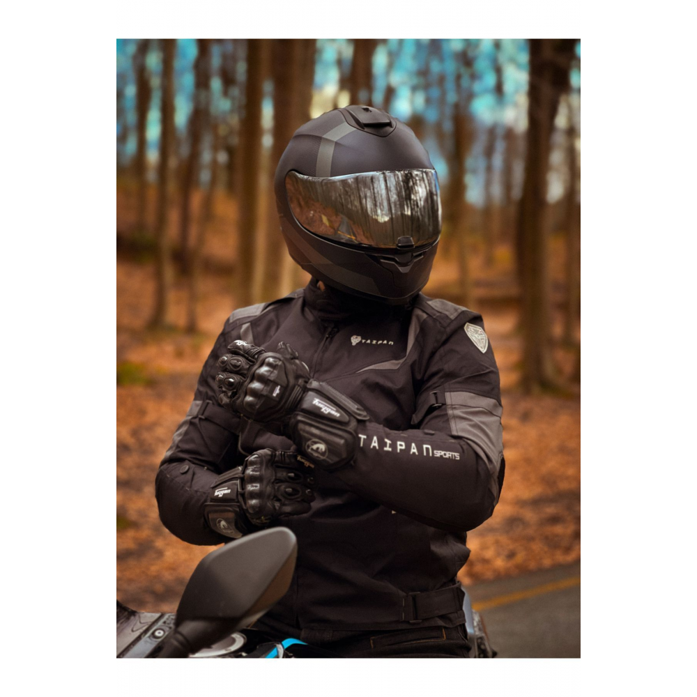 Motorcu Montu Omuz Dirsek Ve Sırt Korumalı Rüzgar Geçirmez Suya Dayanıklı Cordura 600d Kumaş