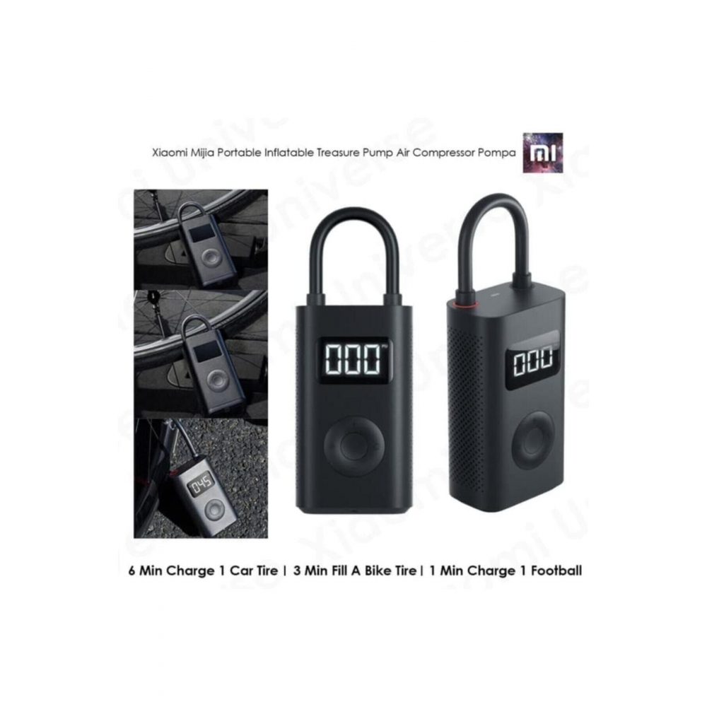 Mi Taşınabilir Şarjlı Kompresör Lastik Hava Pompası