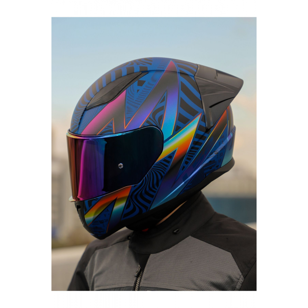 RAPID 2 RACE OPTIK MAT MAVİ-MOR KASK