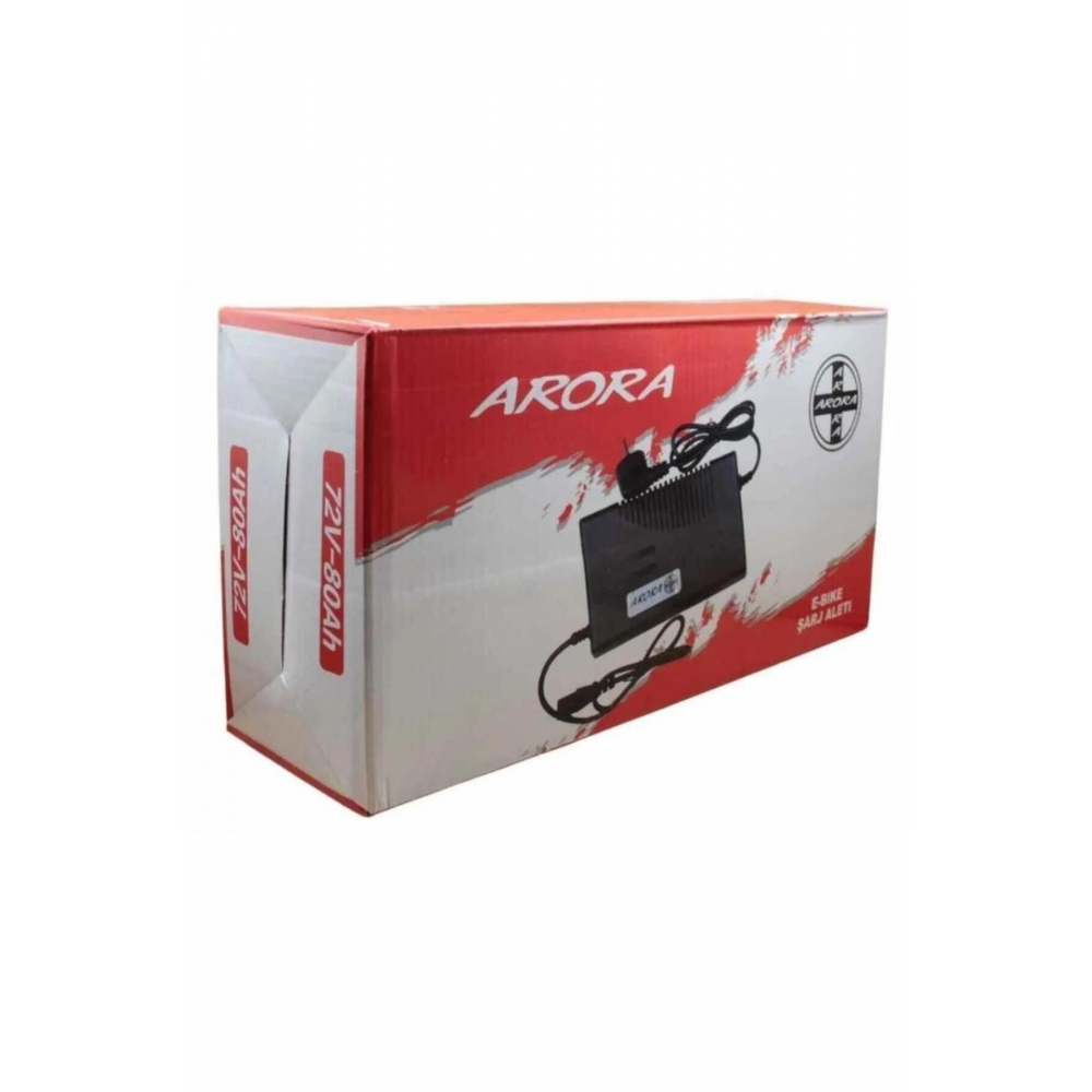 Arora 72v 60-80ah Şarj Cihazı Üç Teker Kasalı Elektrikli Bisiklet Şarj Aleti