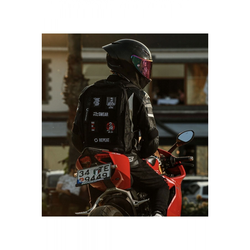R1 Black Motorcu Sırt Çantası