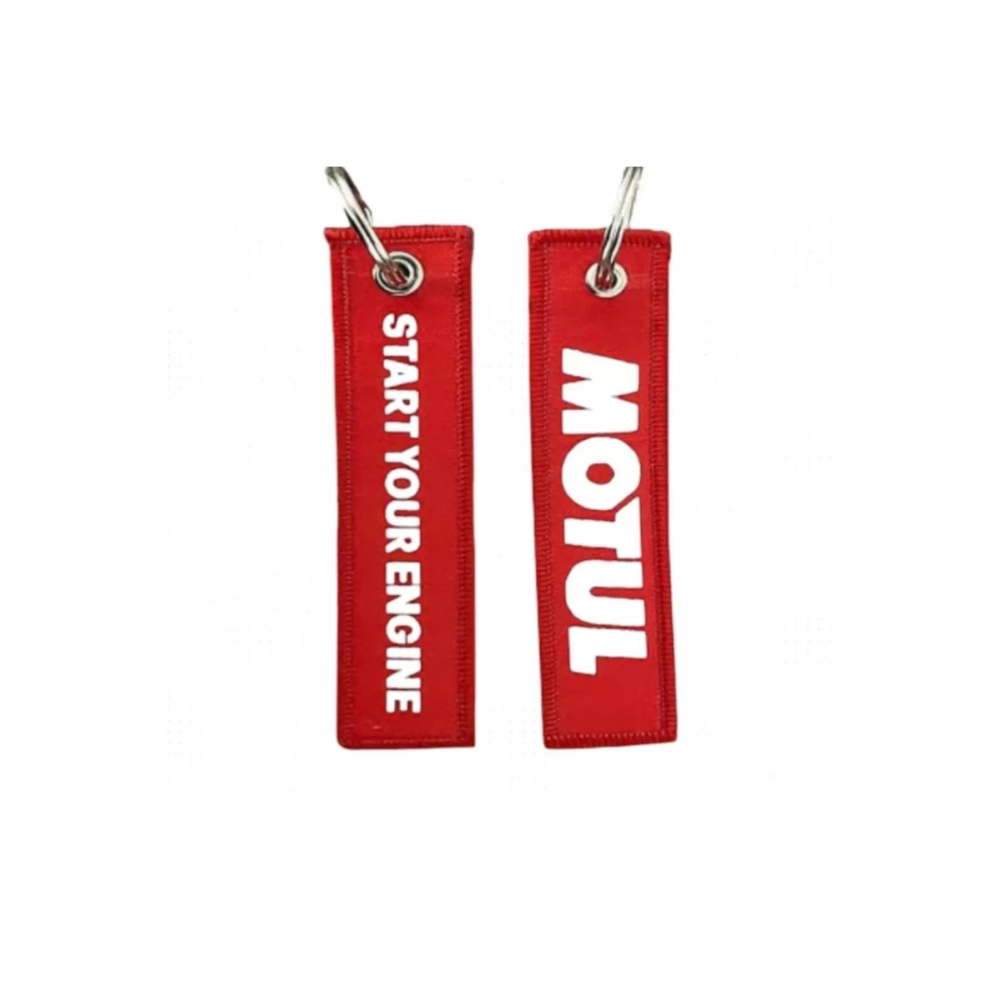 Motor Anahtarlık Kumaş Orj Stiker