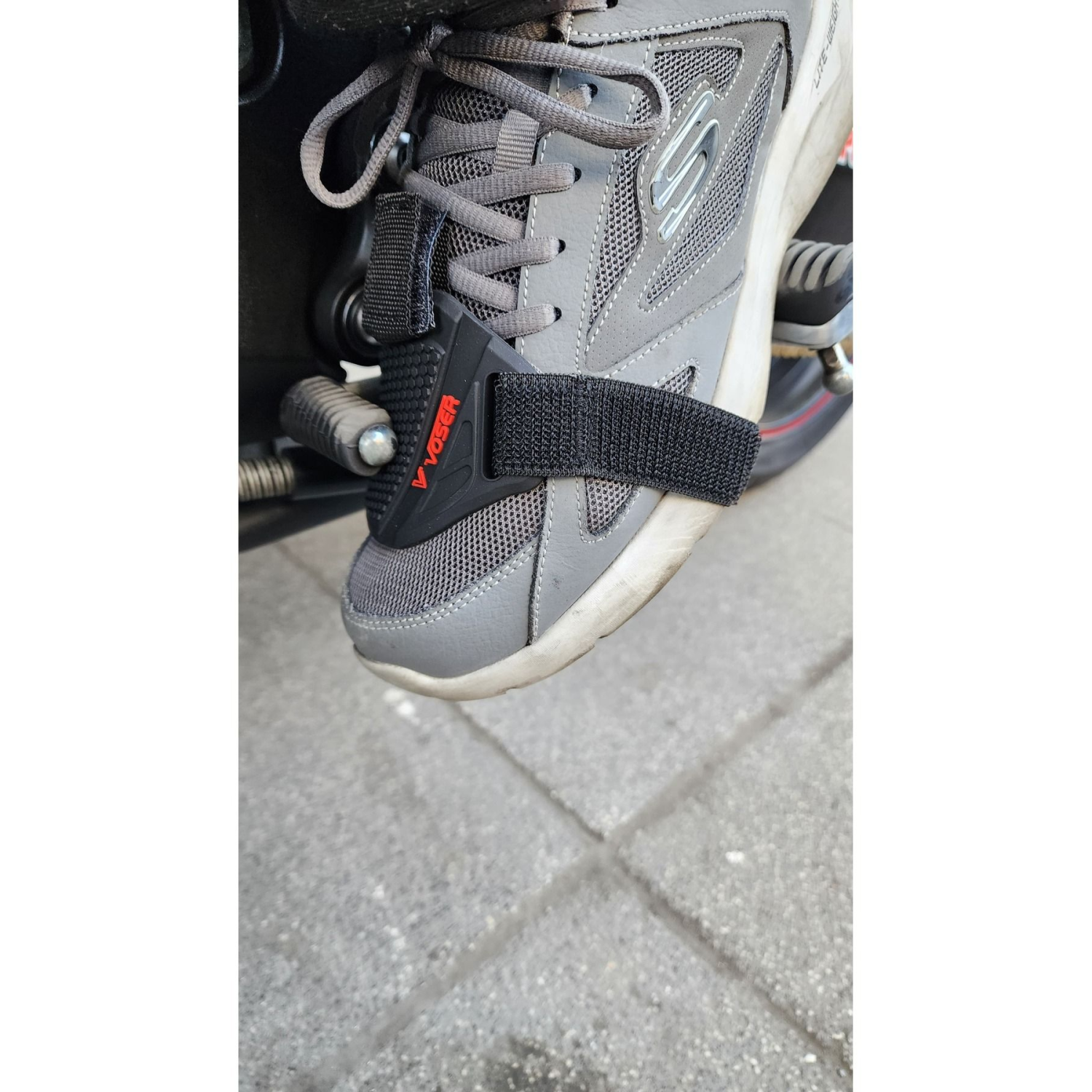 Motorcu Ayakkabı Bot Koruma Kauçuk Vites Değiştirici Motor Ayak Koruyucu