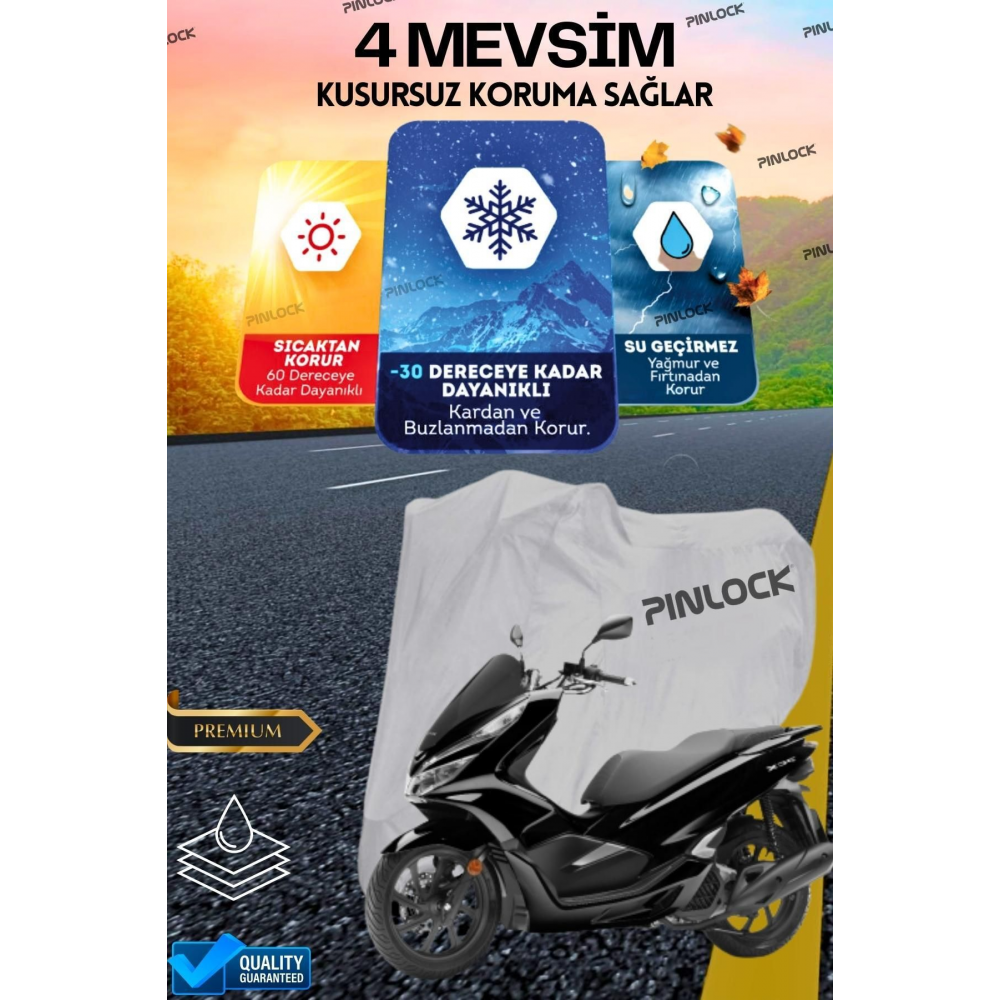 Honda Pcx Su Geçirmez Dayanıklı Motosiklet Brandası (TOKALI)