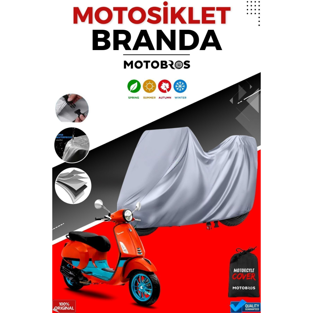 Motor Brandası Motosiklet Brandası L Beden En (EKSTRA KALIN)