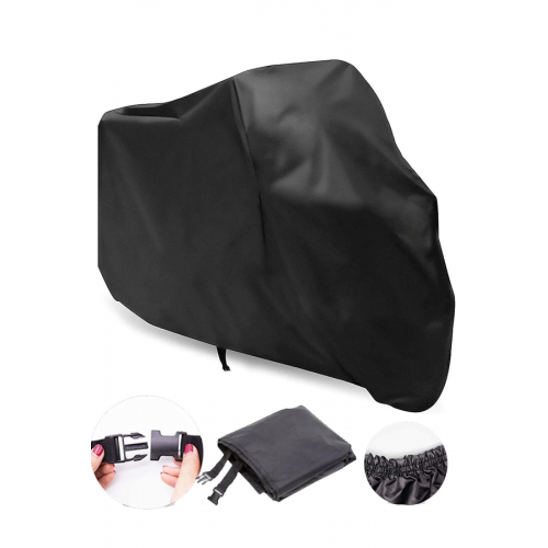 Siyah Bajaj Pulsar Rs 200 Motosiklet Brandası Motor Branda