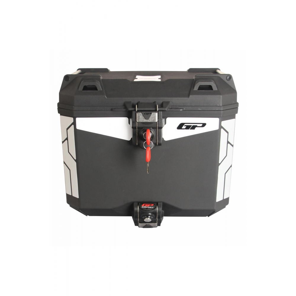 GP Kompozit Universal 33 lt Plastik Motosiklet Çantası Siyah
