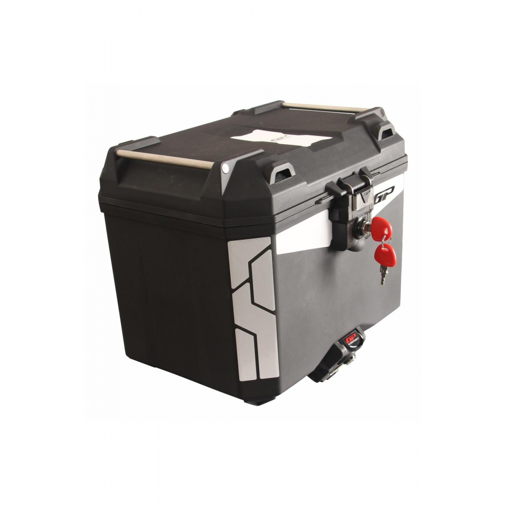 GP Kompozit Universal 33 lt Plastik Motosiklet Çantası Siyah