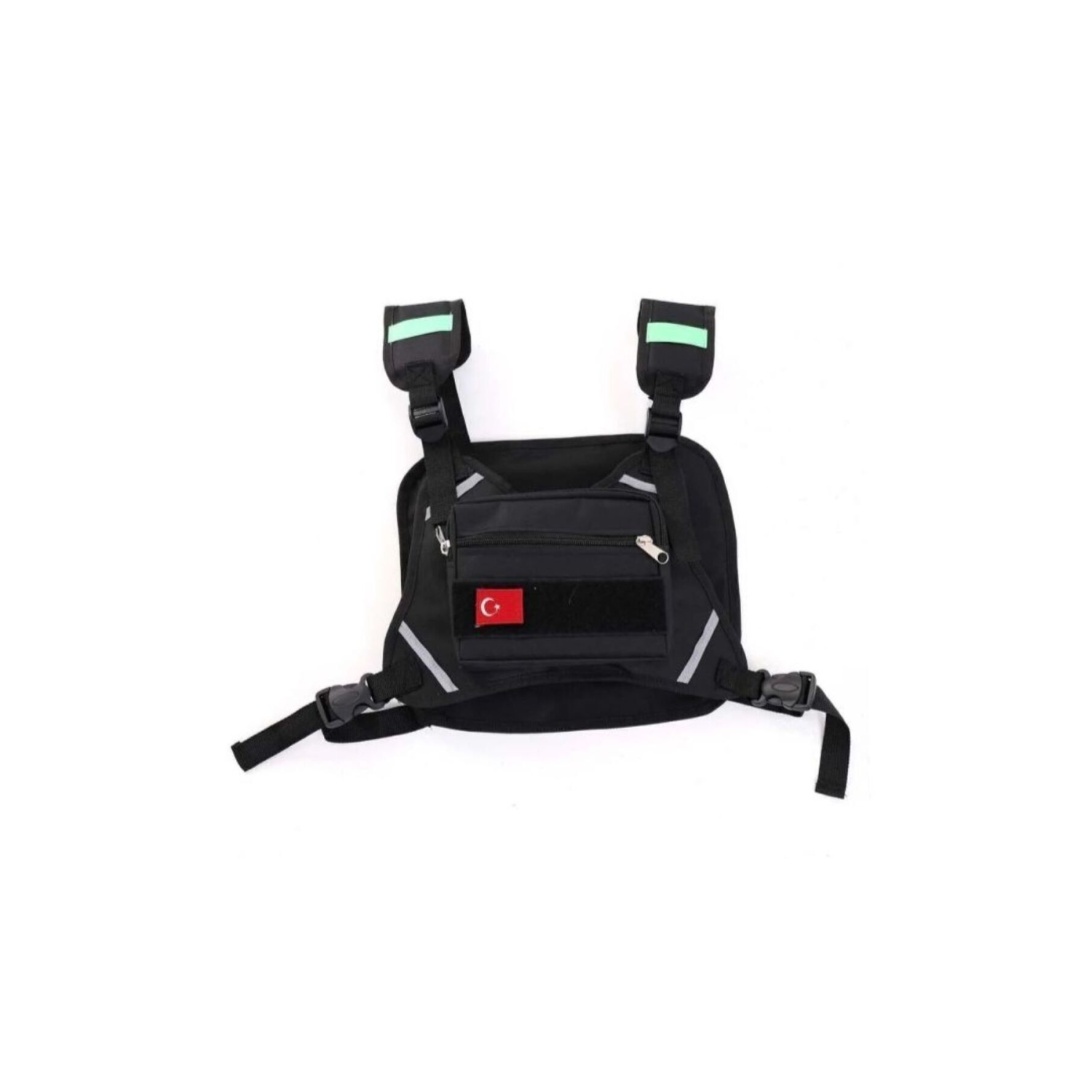 Reflektörlü Yeni Nesil Motorcu Göğüs Çantası