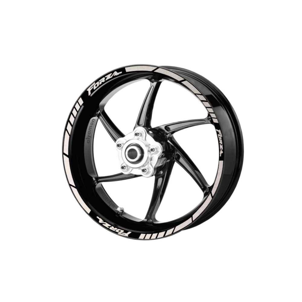 Honda Forza Jant Şeridi Beyaz Beyaz Model X