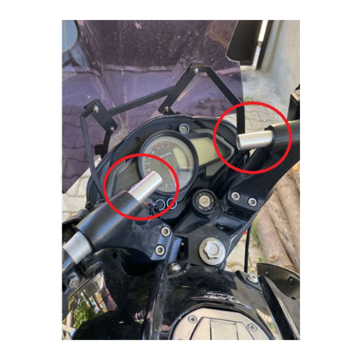 Bajaj Pulsar Rs200 Uyumlu Telefon Tutucu Montaj Aparatı (2 ADET)