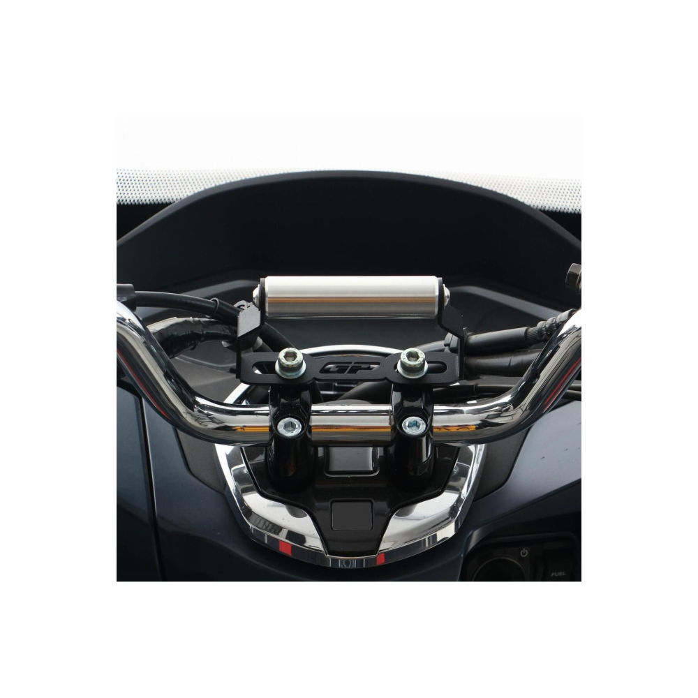 Gp Kompozit Honda Pcx 125 / 150 2014-2024 Uyumlu Telefon / Navigasyon Tutucu Siyah