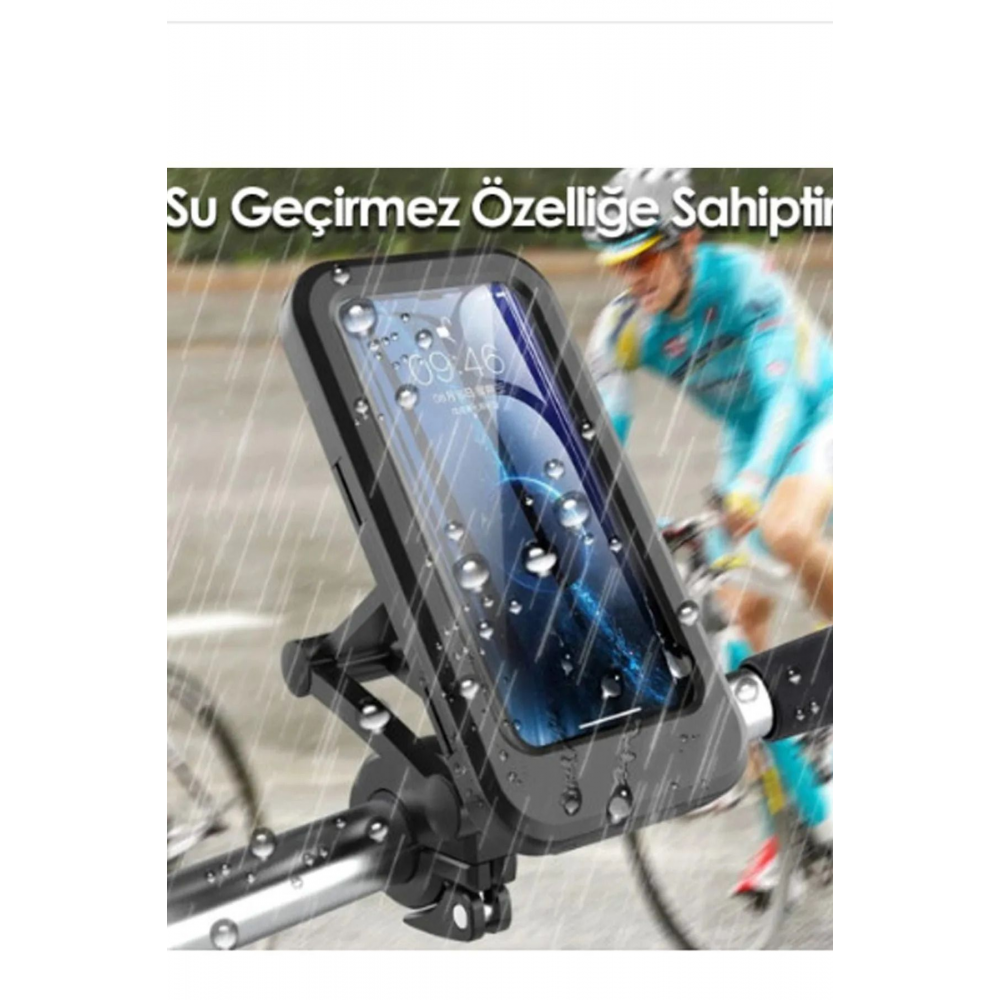 Mıknatıslı Motorsiklet Bisiklet Telefon Su Geçirmez Tutucu Kılıf Motor Tutacağı