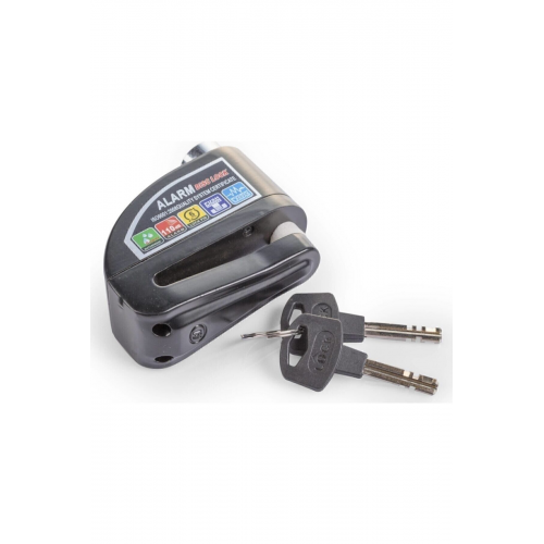 Disk Kilidi Alarmlı 110 Desibel Renkli Disk Kilit(TÜM RENKLERDEN KARIŞIK GÖNDERİLİR)