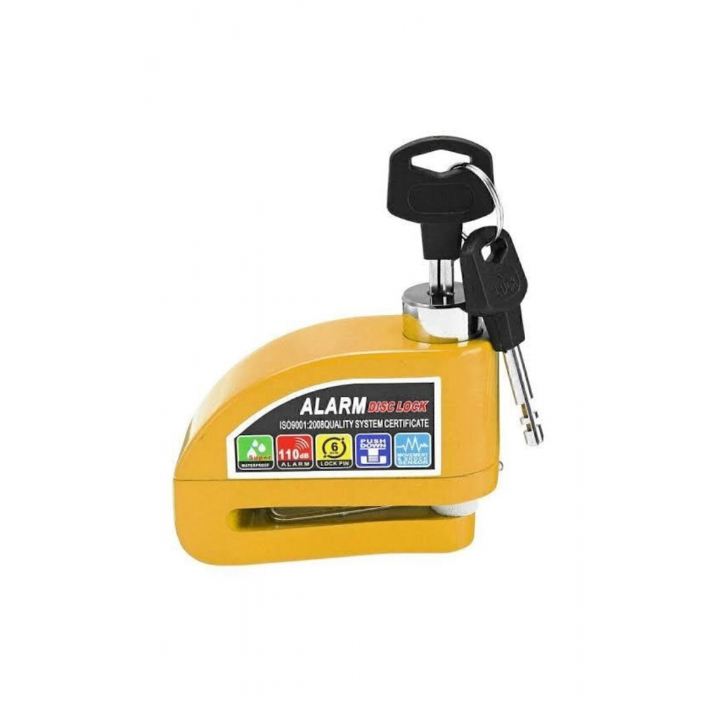 Hatırlatma Kablolu Alarmlı Disk Kilidi
