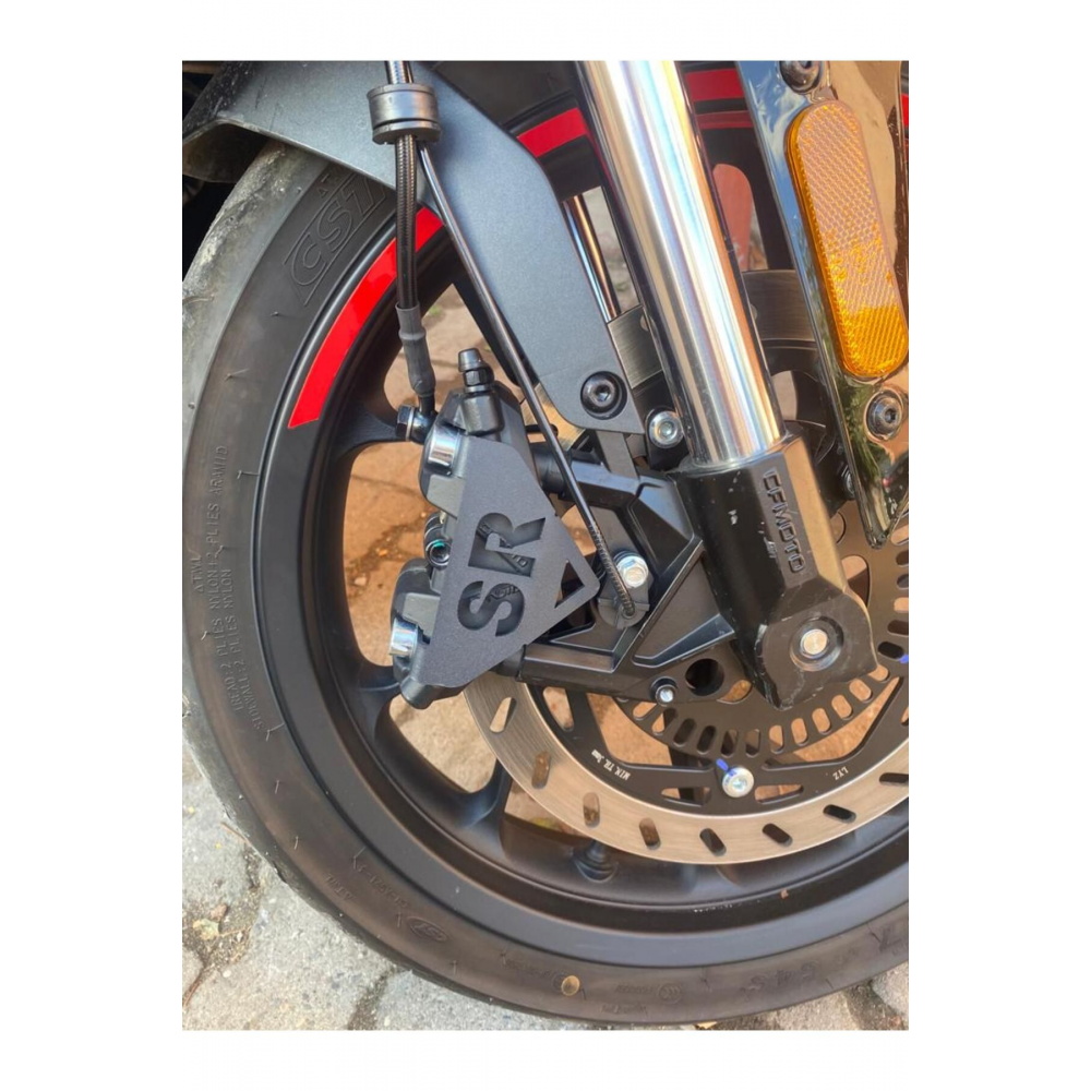 CF MOTO 250 SR KALİPER KORUMA DEMİRİ SR 250 KALİPER MUHAFA CFMOTO 250SR KALİPER KORUMA SİYAH