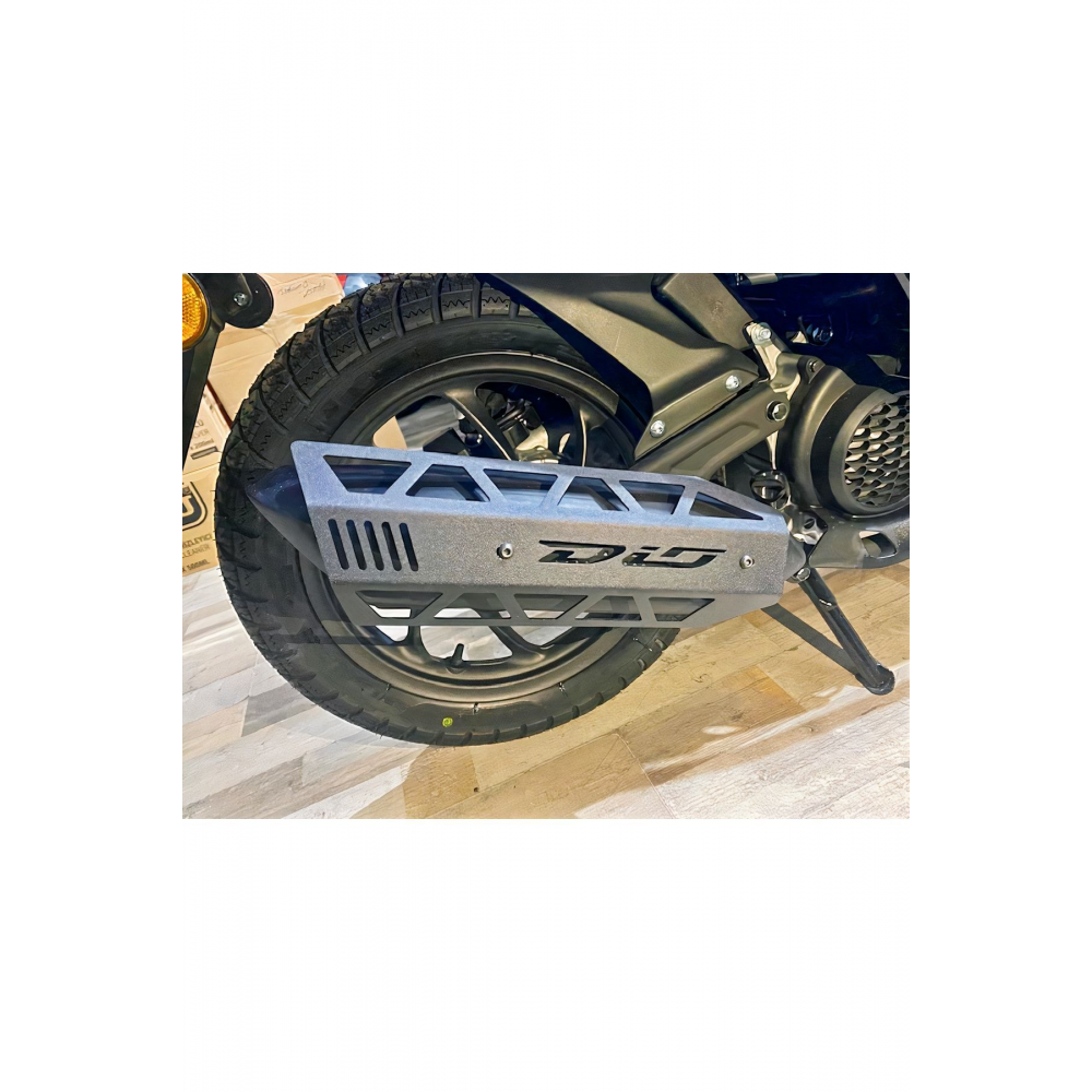 Dio 110 Egzoz Koruma Siyah Statik Boya (VİDA DAHİL)