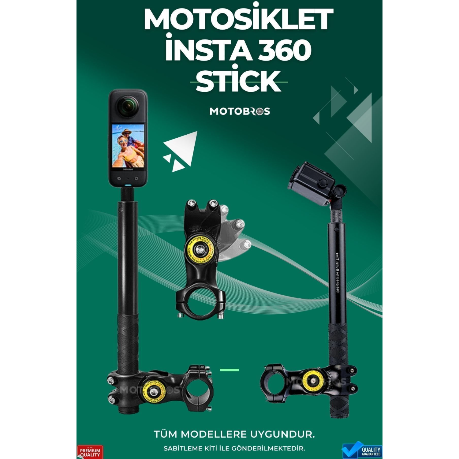 İnsta 360 Çubuk Görünmez Selfie Stick One X4 / X3/ X2 / One R / One X / One