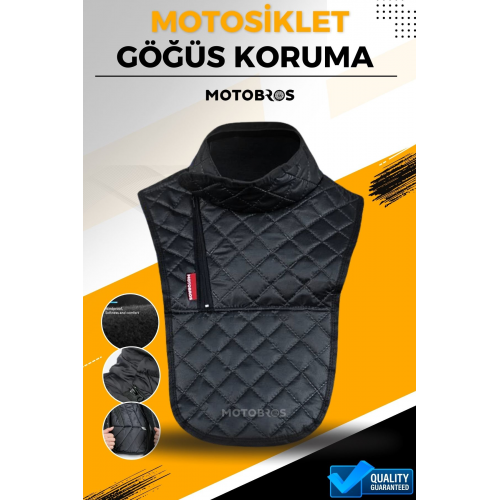 Motosiklet Koruyucu Motorcu Göğüs Koruyucu - Boyun Koruyucu Su Ve Rüzgar Geçirmez.