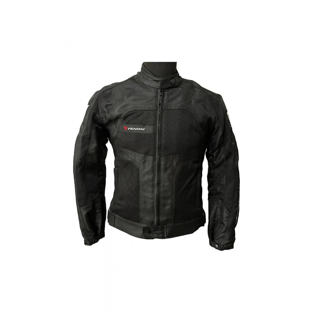 Erkek Siyah Dynamic Motosiklet Montu Dört Mevsim(KALIPLAR DARDIR BİR BEDEN BÜYÜK ALINIZ)