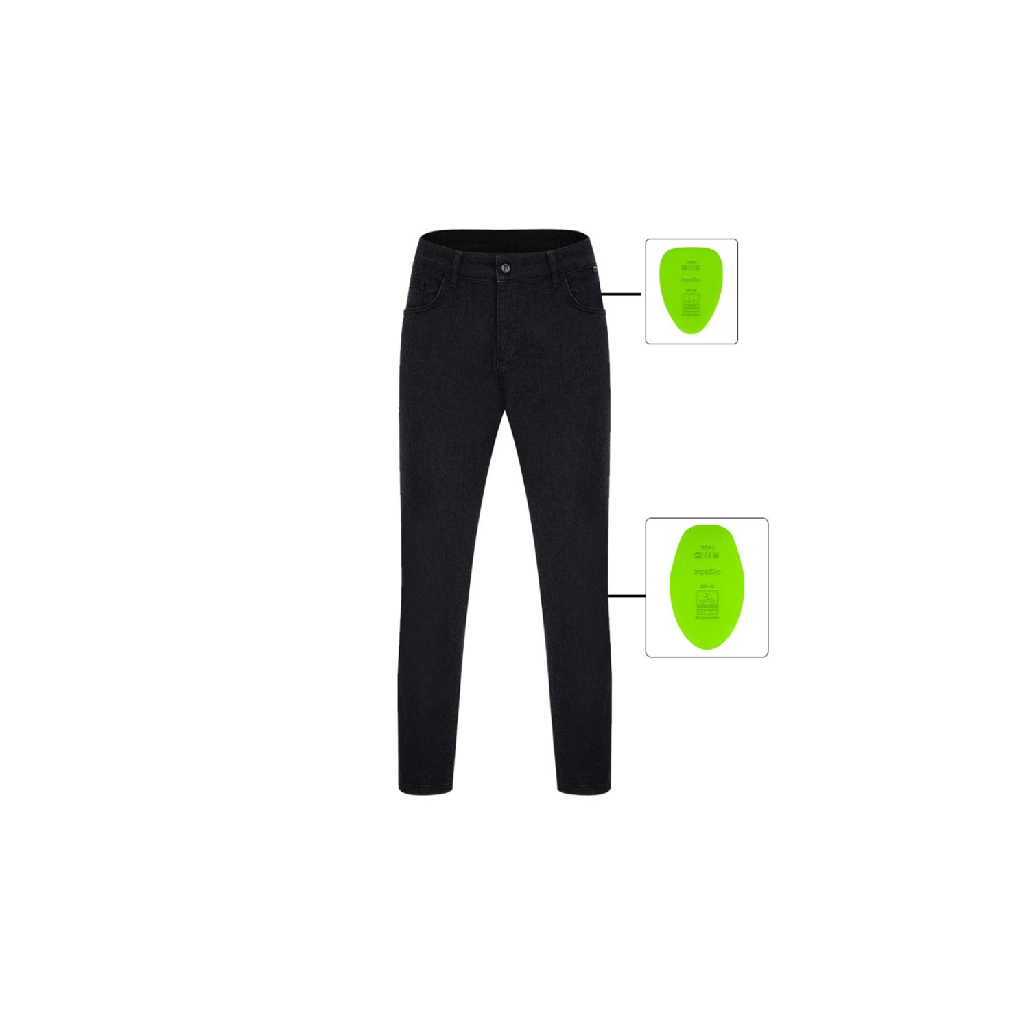 Vecton Ad Lite Black Cordura Motosiklet Pantolonu