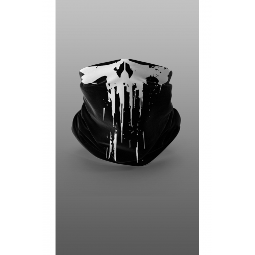 Punisher Motorcu Buff Maske Outdoor Boyunluk Unisex Bandana