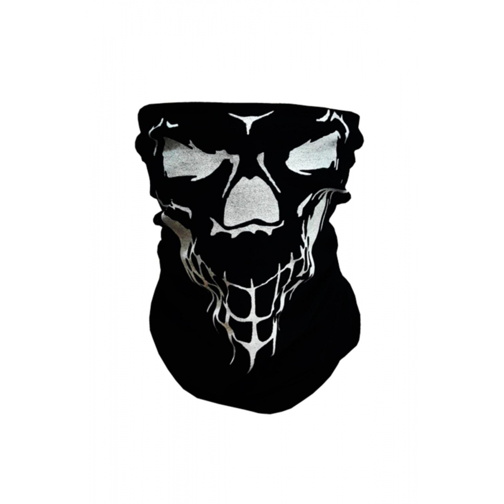 Buff Bandana Penye Yüz Maskesi Kuru Kafa Desen