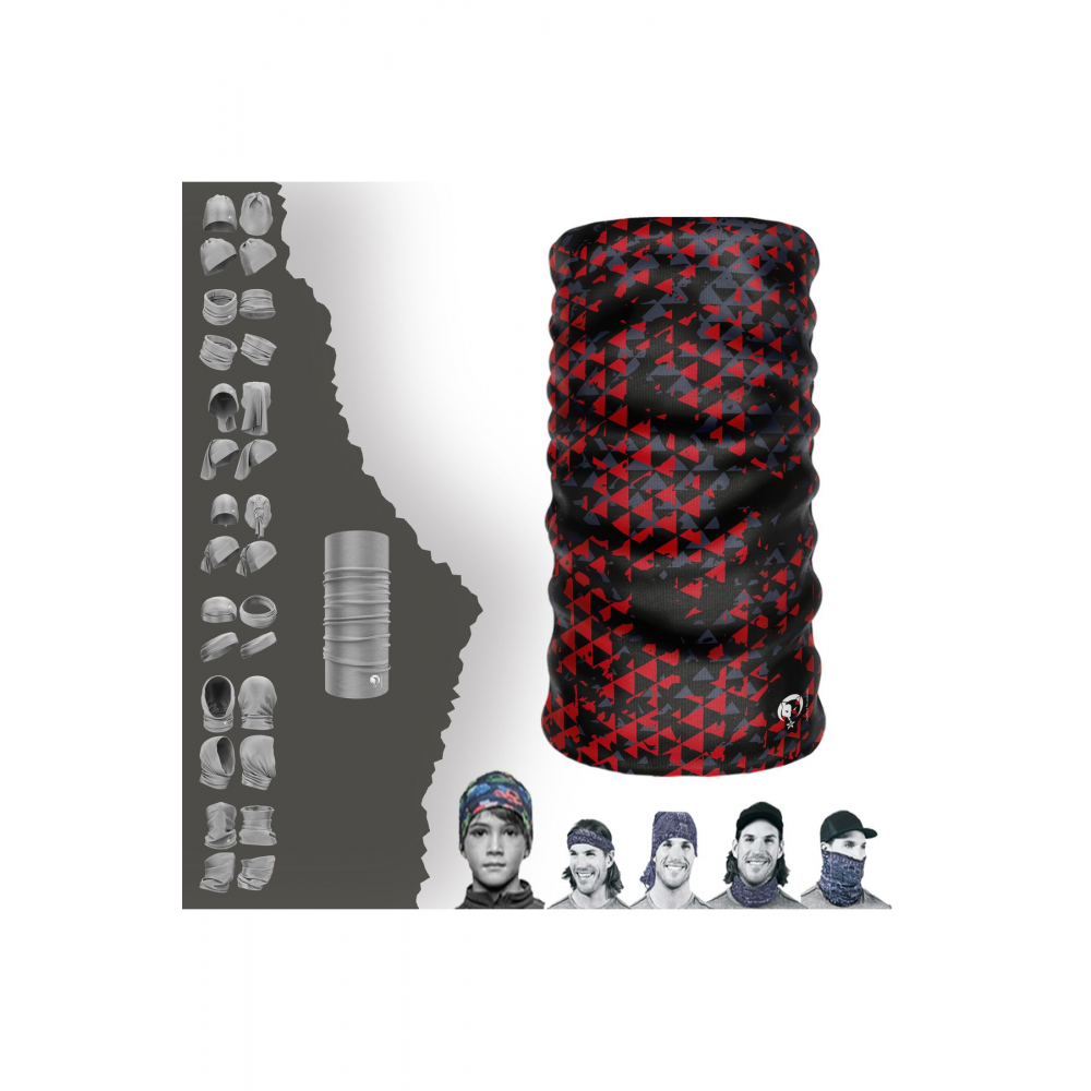 Motosiklet Kask Içi Hafif Dikişsiz Dikişsiz Tüp Boyunluk Bandana Maske Saç Bandı