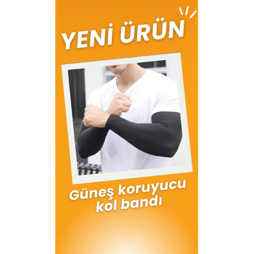 KOL BANDI KOL ÇORABI ÇİFT ( GÜNEŞ KORUMALI ) - MOTOSİKLET BİSİKLET