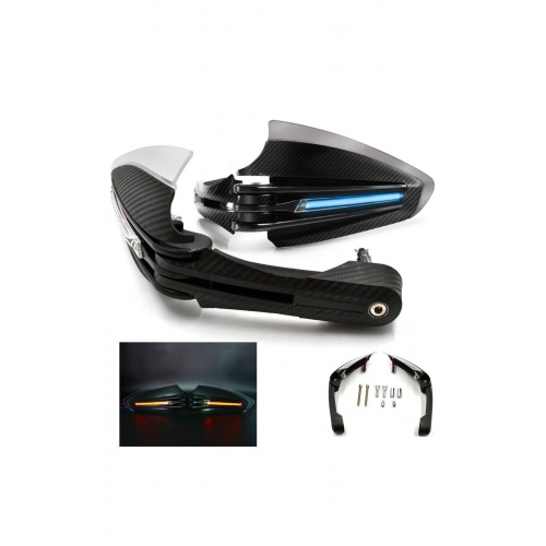 Motosiklet Elcik Koruma Led Işıklı Yeni Model