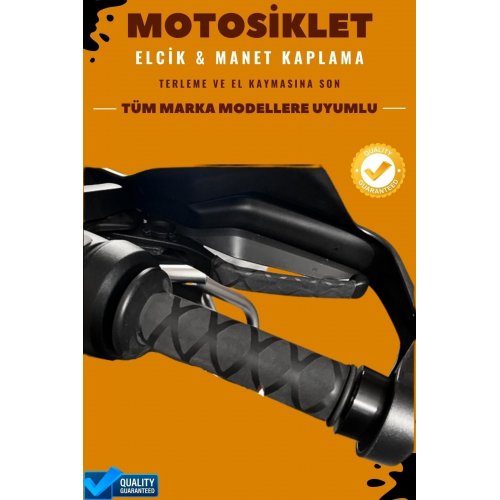 Universal Motosiklet Kauçuk Manet Ve Elcik Kaplama Takımı Motorsiklet Elcik Sarmalı