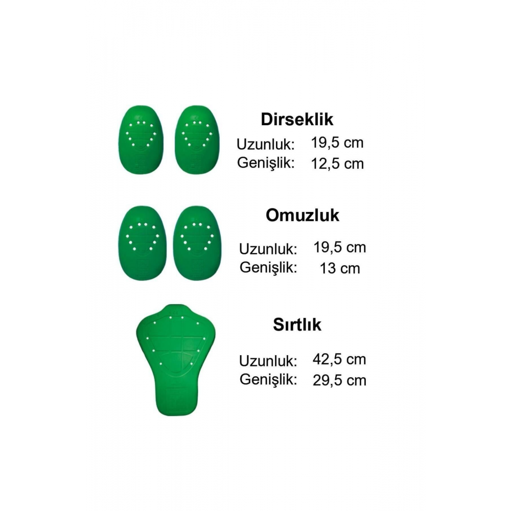 Motosiklet Vücut Koruma Seti, Üst Kısım Için Motor Koruma Set, Darbe Emici, Lvl-1 Set