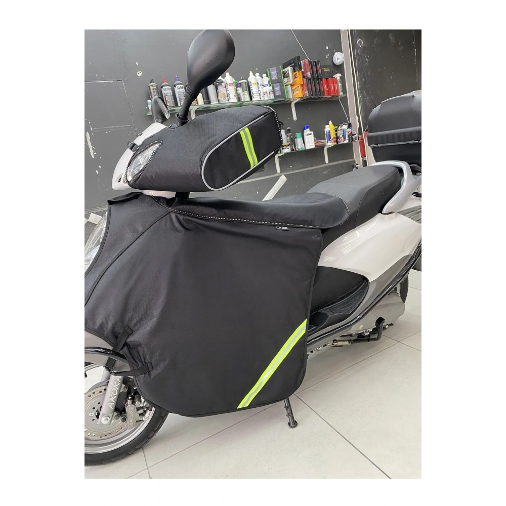 Scooter için Kışlık Yağmur ve Rüzgar Geçirmez Elcik ve Diz Örtüsü Set