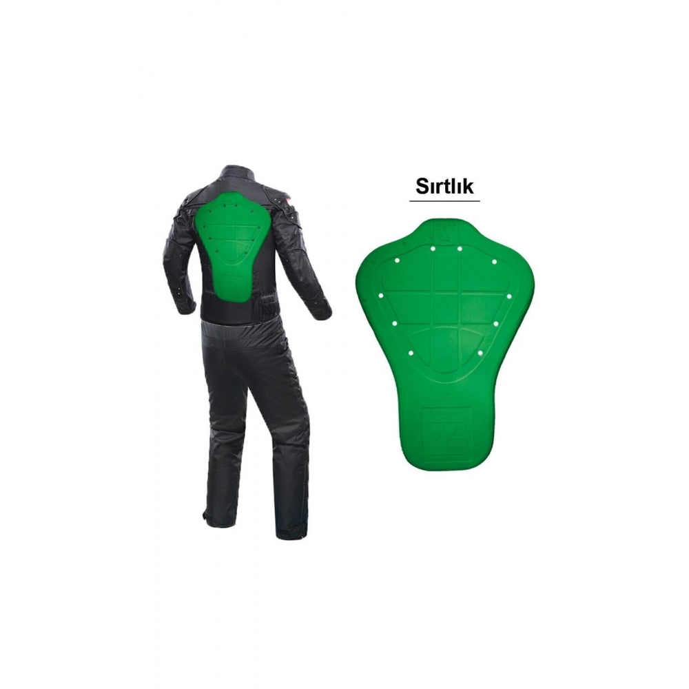 Sırt Koruyucu, Sırtlık Motosiklet Montu Pedi Lvl-1 Motor Için Sırt Koruma