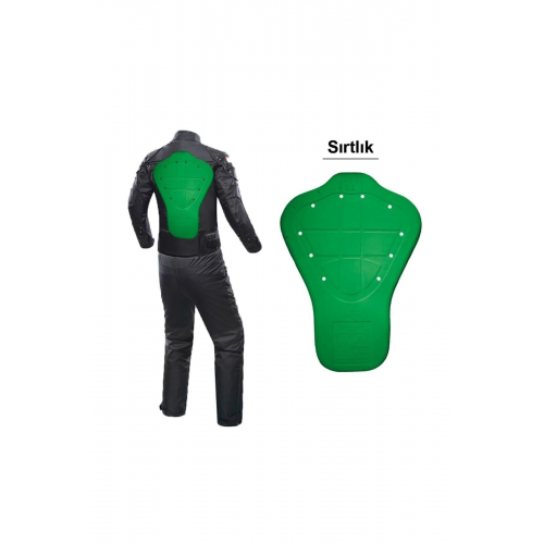 Sırt Koruyucu, Sırtlık Motosiklet Montu Pedi Lvl-1 Motor Için Sırt Koruma