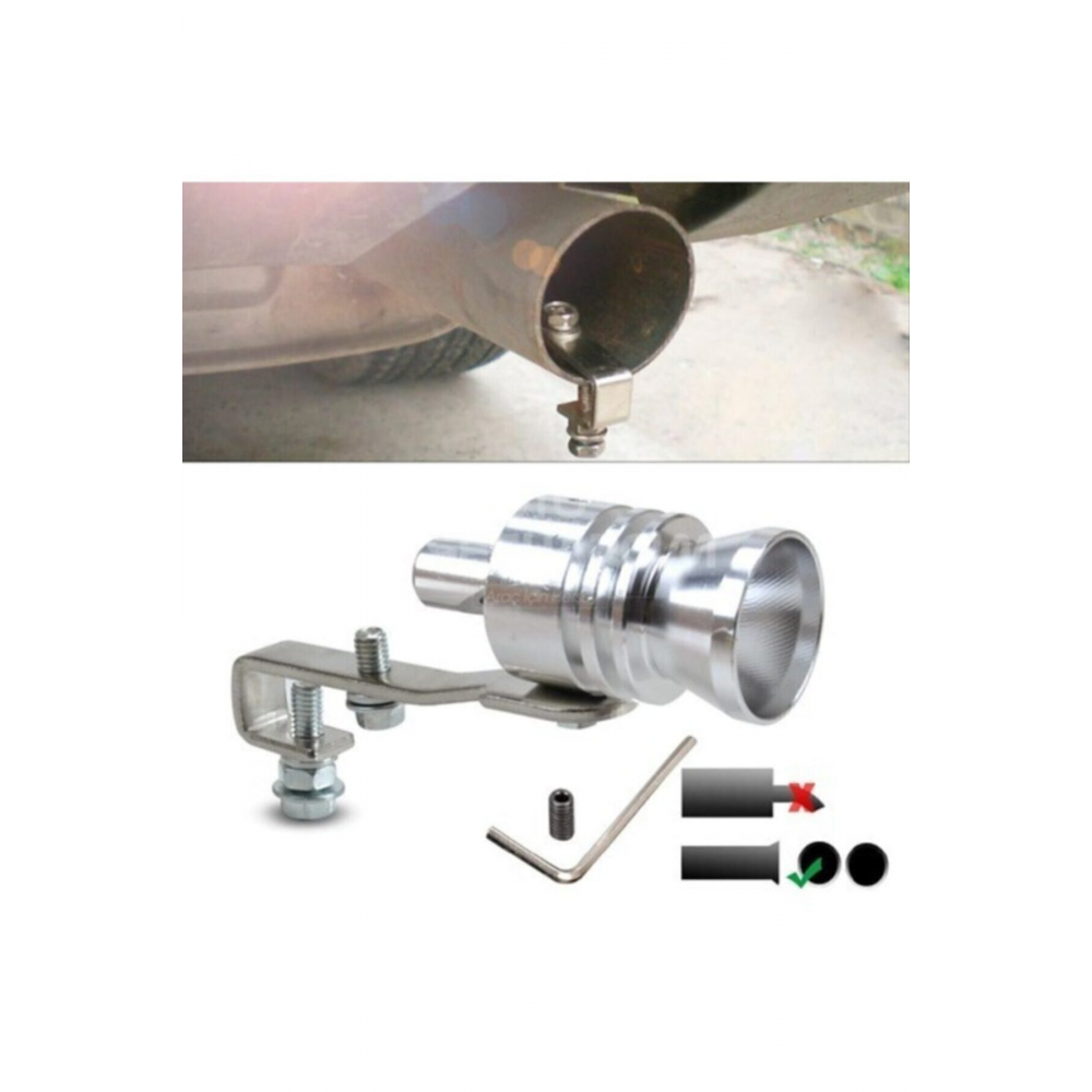 Turbo Islık Sesi Veren Egzoz Aparatı Large 29mm