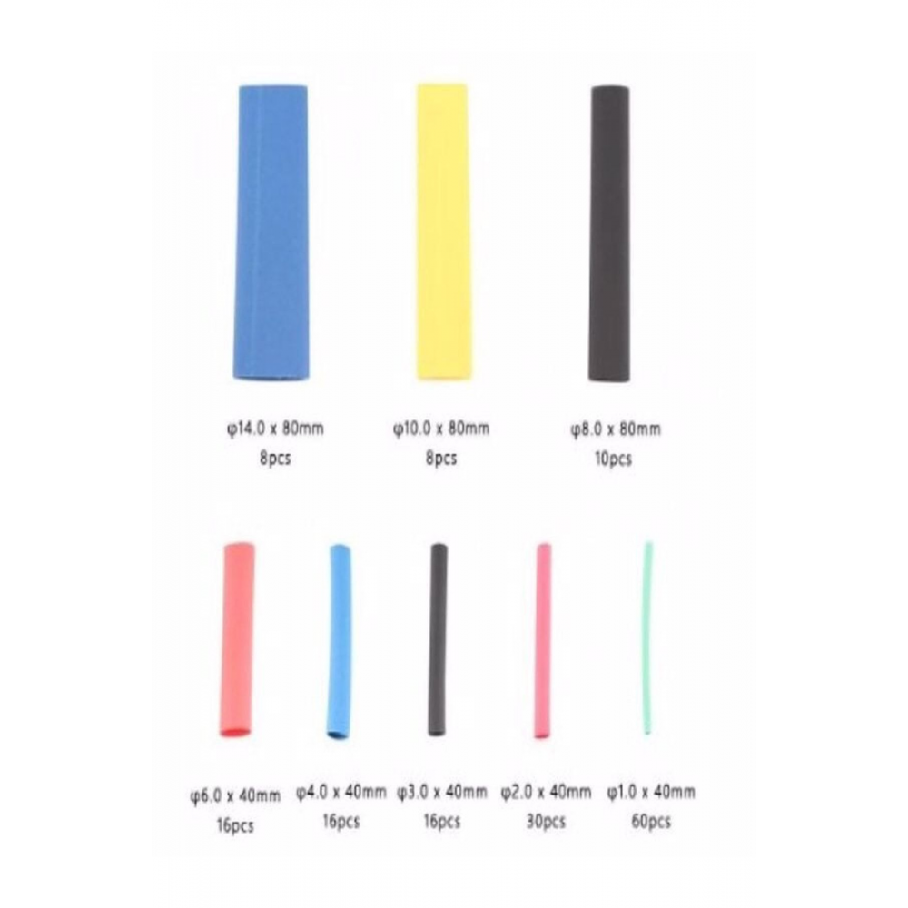 164 Parça Set Daralan Makaron Kablo Koruyucu Kılıf