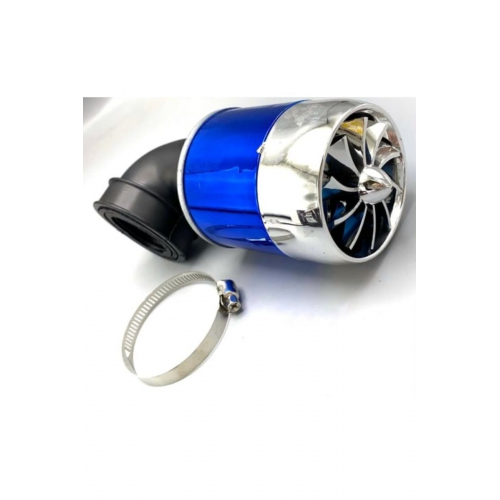 Cup / Cg / Scooter / Cub / Drift Modifiye Mavi Hava Filtresi 35-38-40-42-44 mm Uyumlu