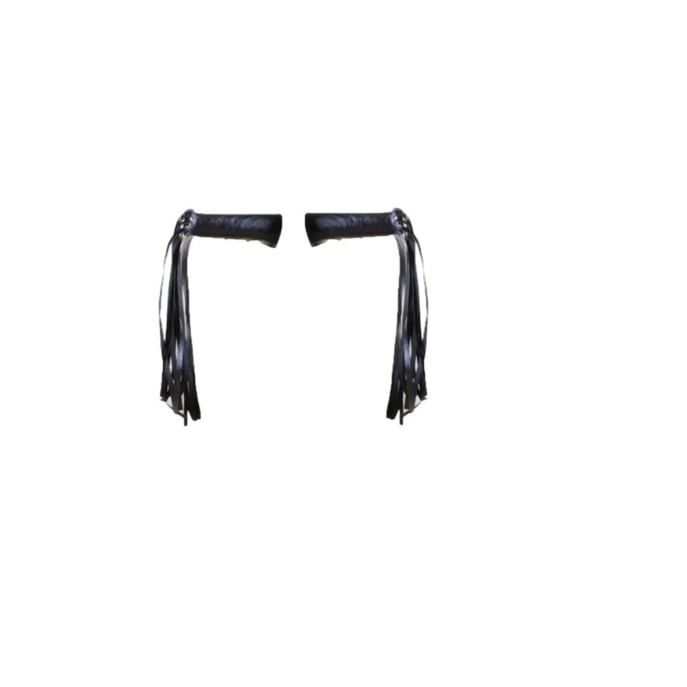 Motorsiklet Elcik Püskülü Deri Siyah, Chopper Püskül Elcik Deri Siyah