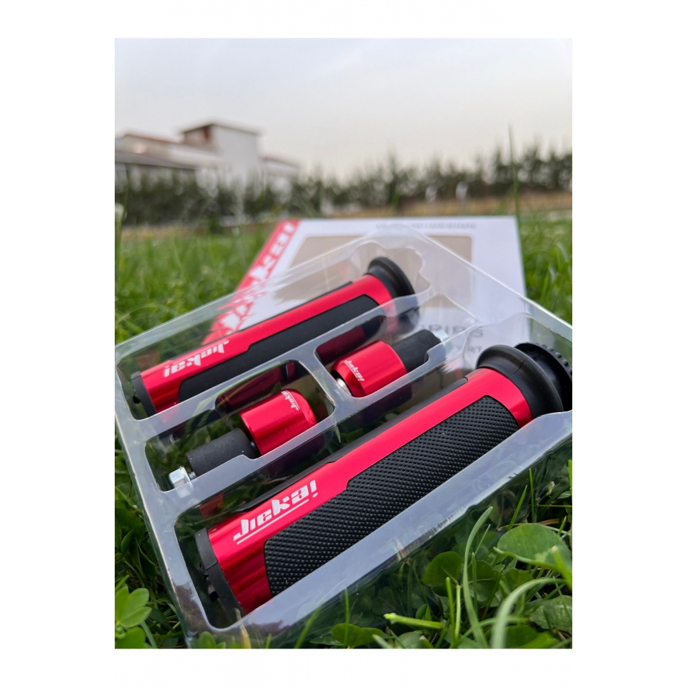 Pulsar RS 200 Barracuda Motosiklet Elcik Gidon Topuzu Takım Set Kırmızı Renk