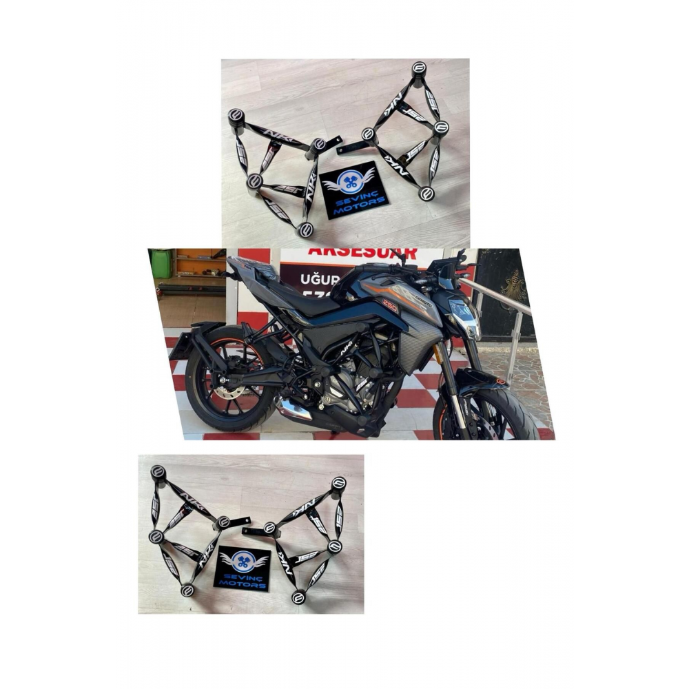 CF MOTO NK250 SİYAH  KORUMA DEMİRİ