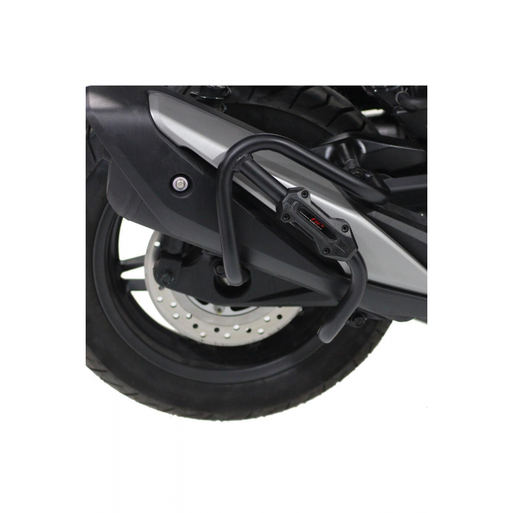 Gp Kompozit Honda Forza 250 2018-2024 Uyumlu Egzoz Koruma Demiri Siyah