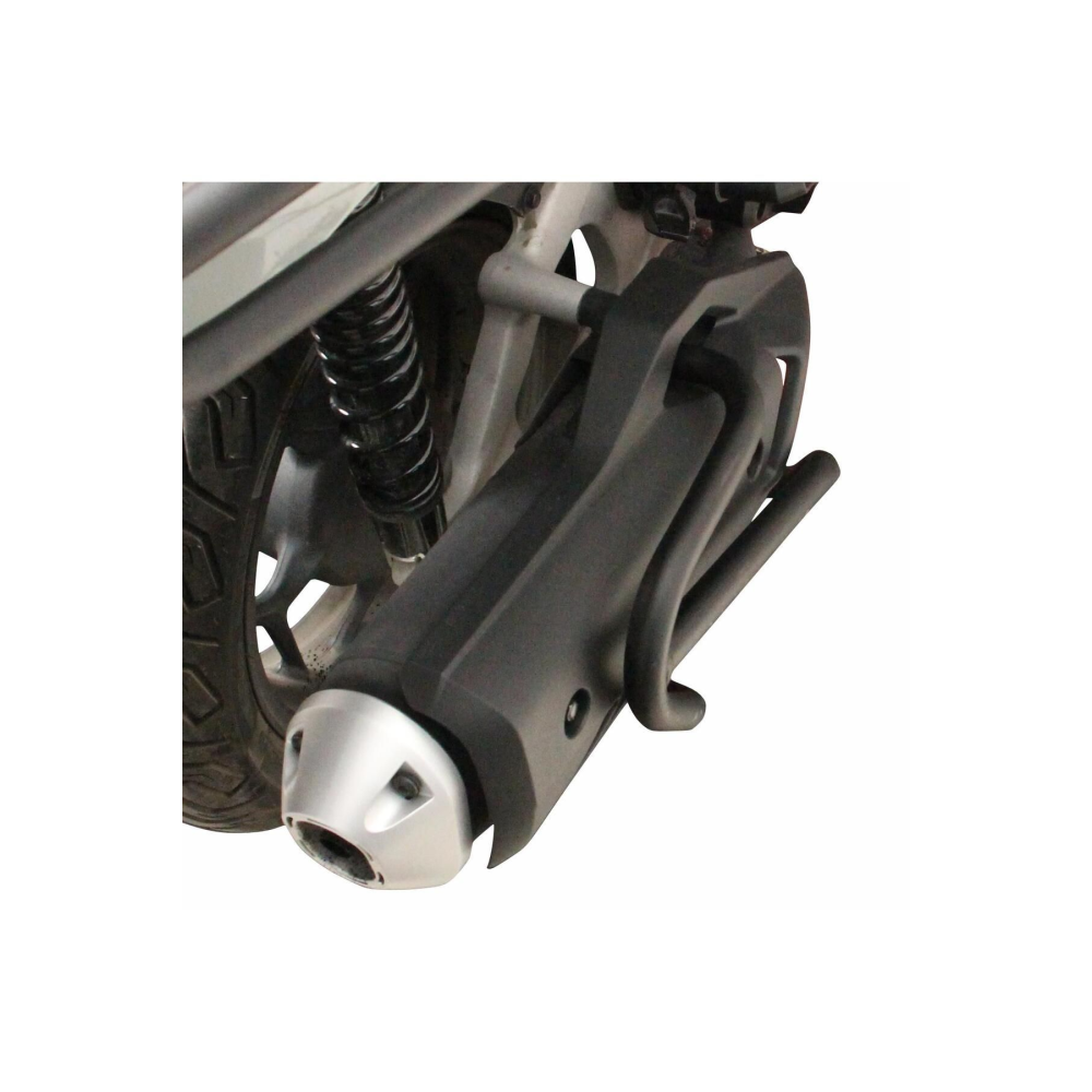 Gp Kompozit Honda Pcx 125 2021-2024 Uyumlu Egzoz Koruma Demiri Siyah